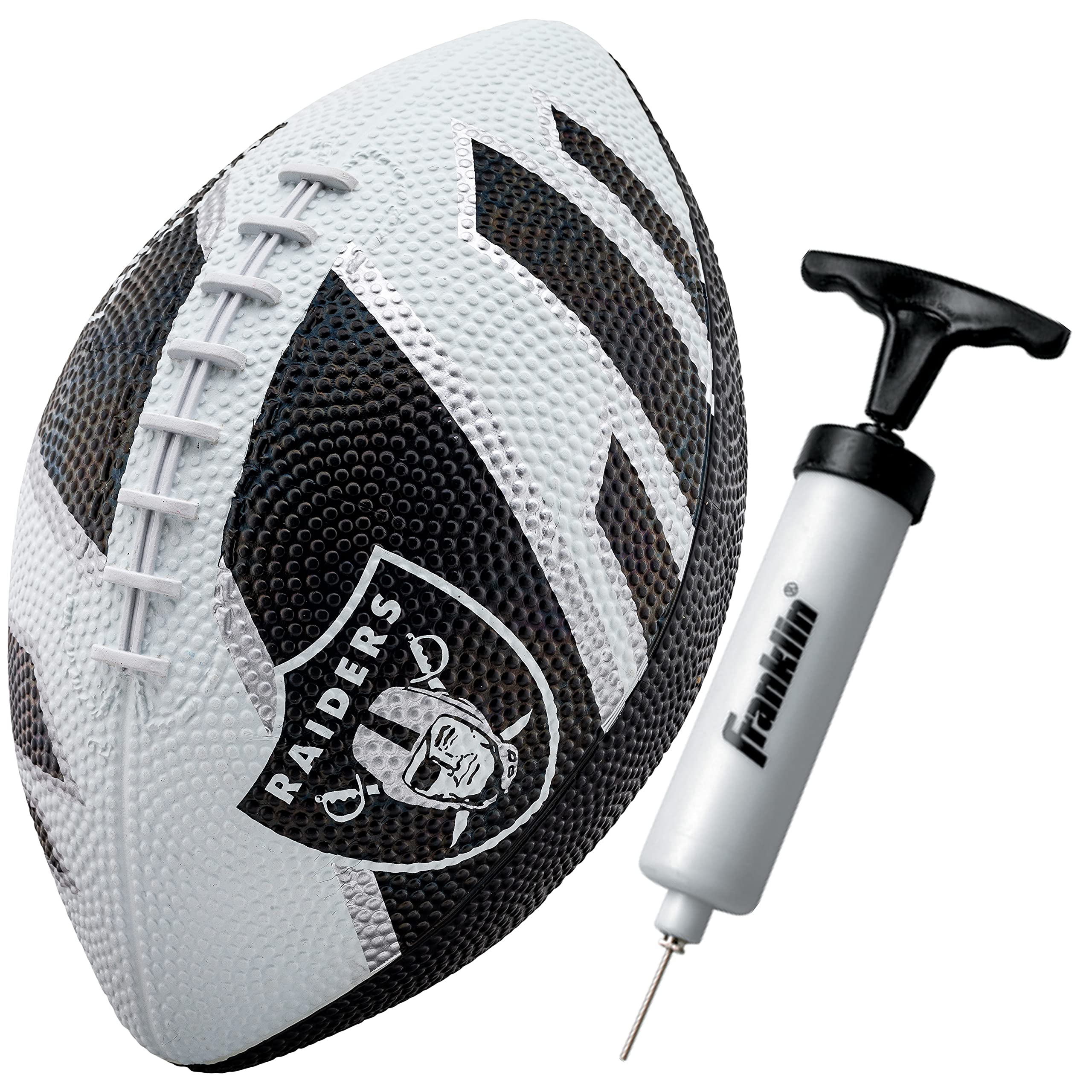 Franklin Sports NFL Team Footballs - Rubber Youth Mini Footballs for All NFL Teams - Kids Junior 8.5" Football - Official NFL Licensed Footballs